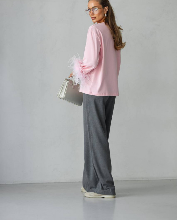 70 Лонгслів з пір’ям